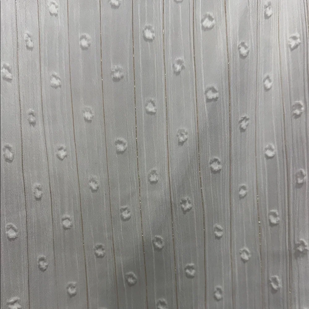 White Ruffled Sleeveless Blouse - Picture 3 of 6